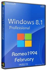Windows 8.1 Professional (x86) Update For February by Romeo1994 (2015) Русский