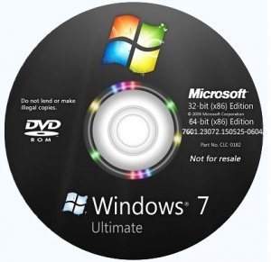 Microsoft Windows 7 Ultimate SP1 6.1.7601.23072.150525-0604 х86-х64 RU Lite-SM by Lopatkin (2015) Rus