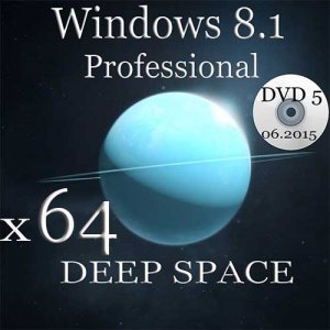 Windows 8,1 Professional by novik DEEP SPACE (x64) (2015) [RUS]