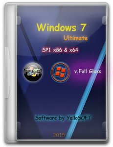 Windows 7 Ultimate SP1 [v.Full Glass] by YelloSOFT (x86/x64 ) (2015) [Rus]