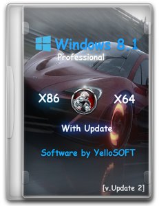Windows 8.1 with Update Pro [v.Update 2] by YelloSOFT (x86/x64) (2015) [Rus]