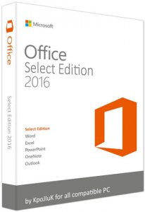 Microsoft Office 2016 Select Edition 16.0.4266.1001 RePack by KpoJIuK [Ru]