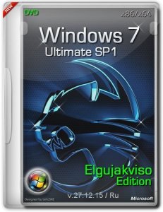 Windows 7 Ultimate SP1 Elgujakviso Edition (v27.12.15) (x86/x64) [Ru]