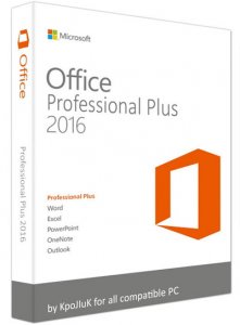 Microsoft Office 2016 Professional Plus + Visio Pro + Project Pro 16.0.4312.1000 RePack by KpoJIuK (2016.01) [Multi/Ru]