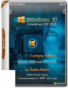 Windows 10 Enterprise LTSC 2019 Cortana Edition 1809 17763.475