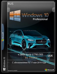 Windows 10 Pro x64 v1809 build 17763.503 by Zosma (17.05.2019)