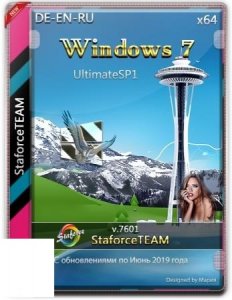 Windows 7 Build 7601 UltimateSP1 (RTM) StaforceTEAM DE-EN-RU (64-Bit)