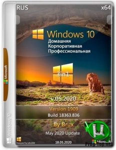 Windows 10 pro 2004 64bit 32bit на русском Compact Full