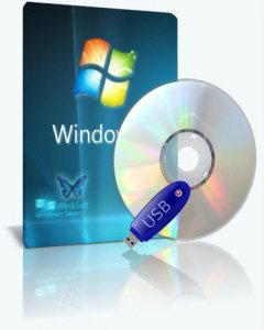 Microsoft Windows 7 SP1-u with IE11 (2 x 3in1) - DG Win&Soft 2020.01 (en-US, ru-RU, uk-UA) [2 образа: x64 и x86]