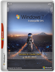 Windows 7 Enterprise SP1 x64 Rus by OneSmiLe 26.06.2022
