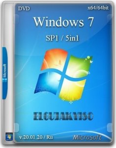 Windows 7 SP1 5in1 x64 Elgujakviso Edition v.20.01.20 [Ru]