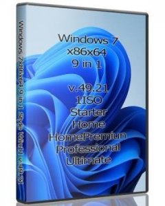 Windows 7 (9 in 1) Style Win11 v.49.21 by UralSOFT (x86/x64) — ISO hub 49.21 — сборка ОС (2020)
